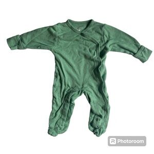The softest wrap pajamas, Baby Soy, green, size 3-6 months, EUC